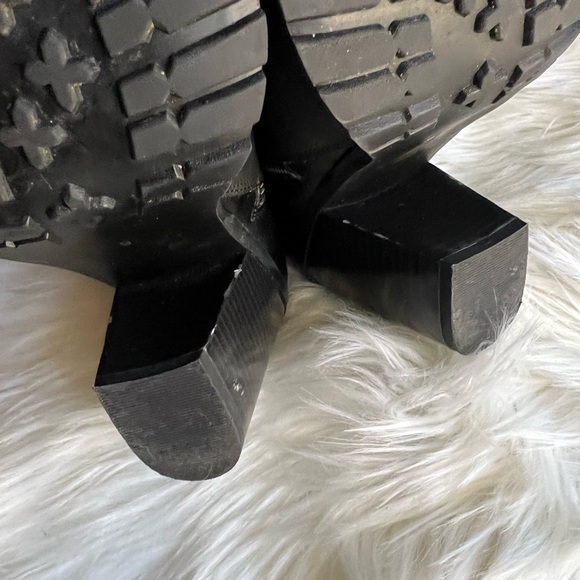 â¨DONATED⨠// Black zipper booties - Picture 10 of 12